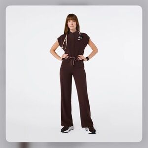 Figs Espresso Jumpsuit